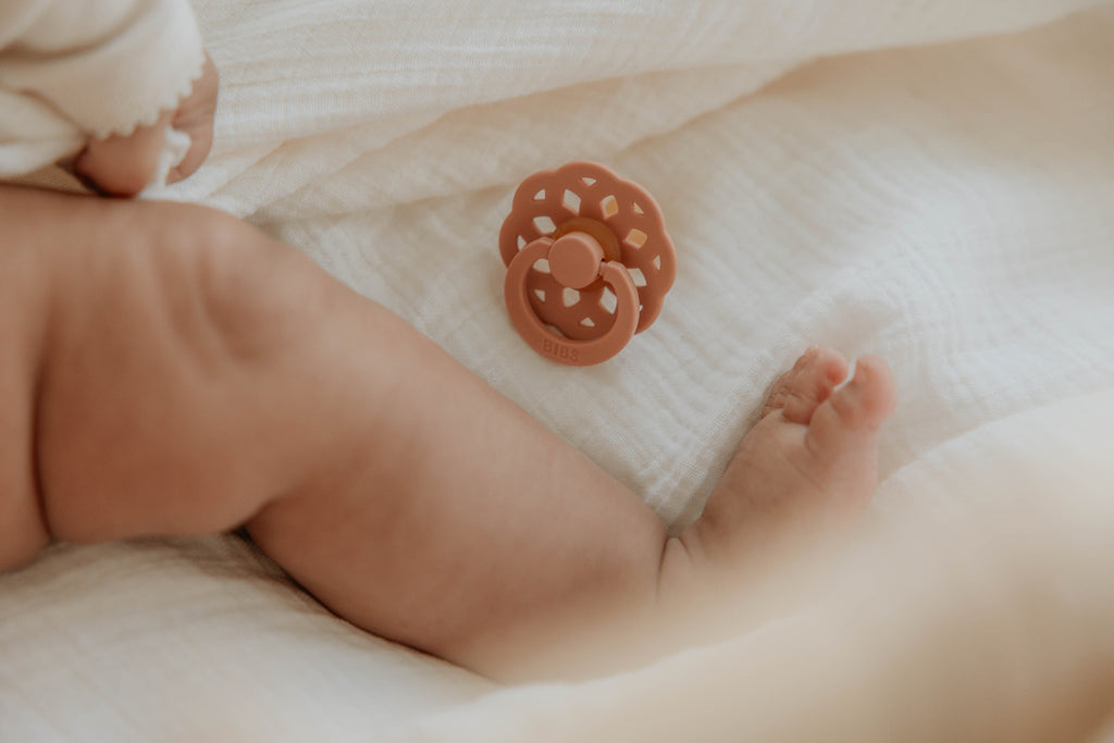 Boheme Pacifier 2 Pack - Peach/Woodchuck