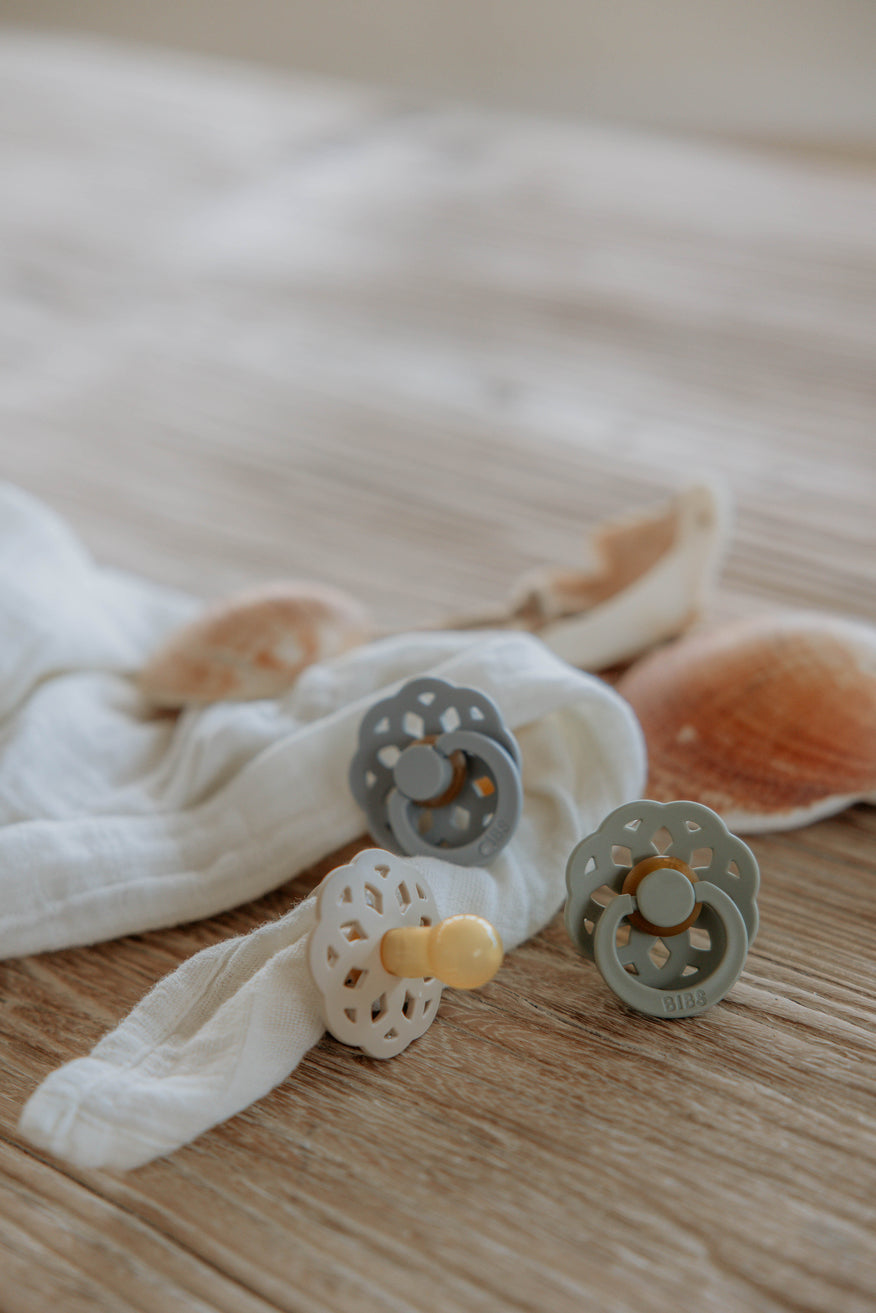 Boheme Pacifier 2 Pack - Sage/Cloud