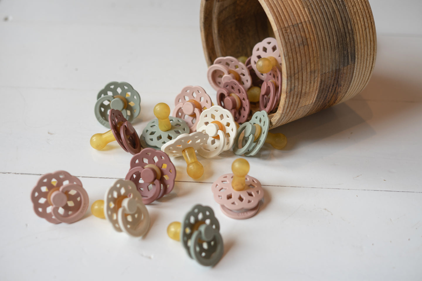 Boheme Pacifier 2 Pack - Woodchuck/Blush