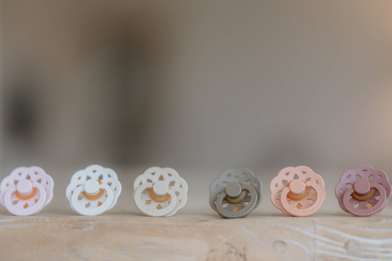 Boheme Pacifier 2 Pack - Woodchuck/Blush