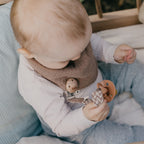 Pacifier Clip - Ivory/Sand