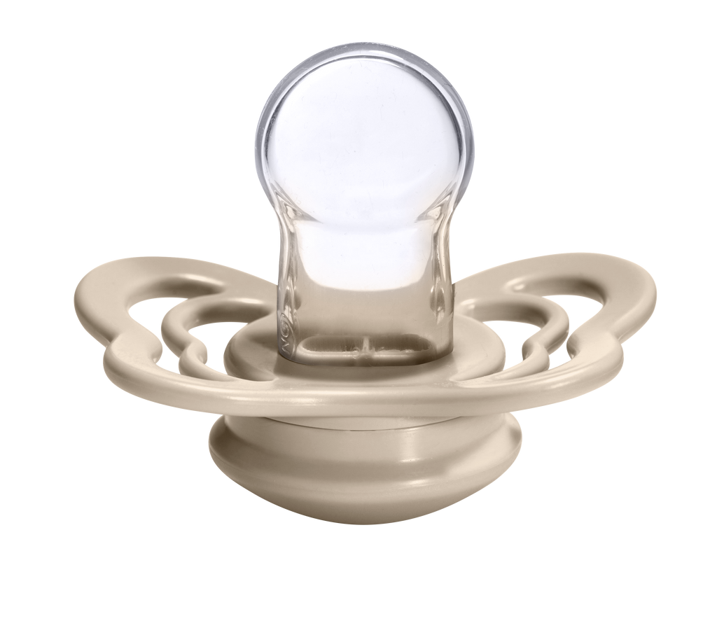 Couture Silicone Pacifier 2 Pack  - Vanilla/Olive