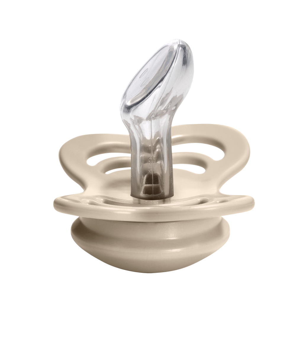 Couture Silicone Pacifier 2 Pack  - Vanilla/Olive