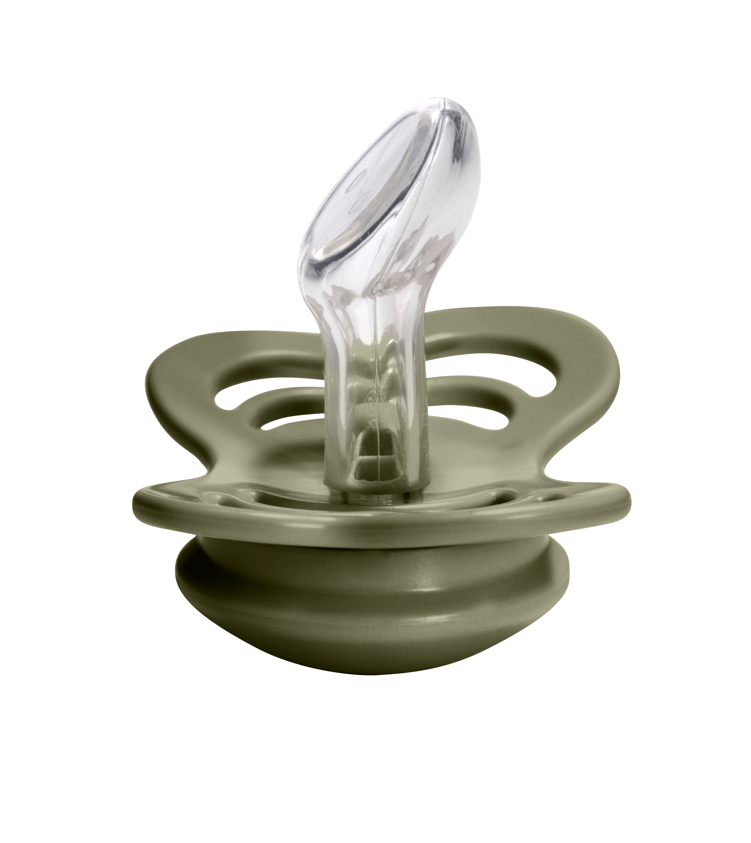 Couture Silicone Pacifier 2 Pack  - Vanilla/Olive