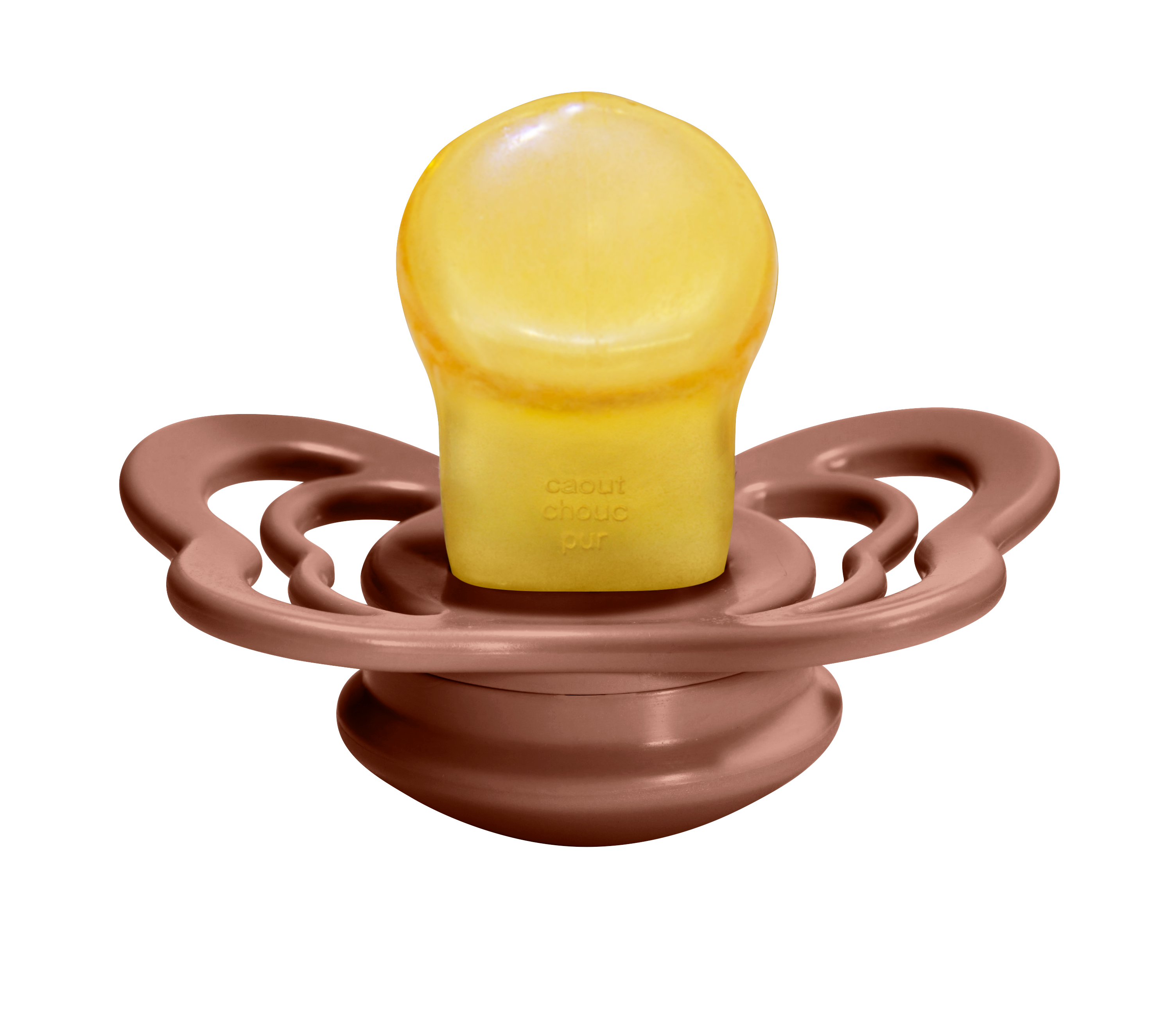 Couture Latex Pacifier 2 Pack  - Peach/Woodchuck