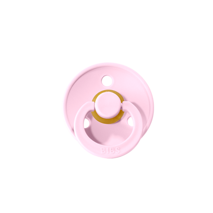 BIBS Colour Pacifier 2 Pack - Baby Pink