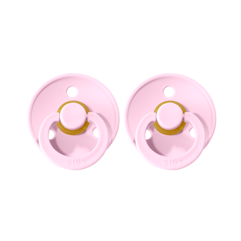 Colour Pacifier 2 Pack - Baby Pink