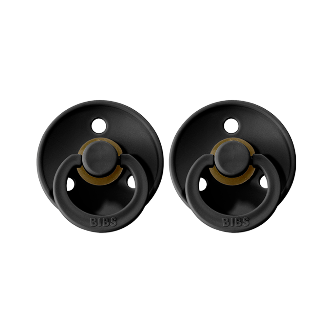 Colour Pacifier 2 Pack - Black