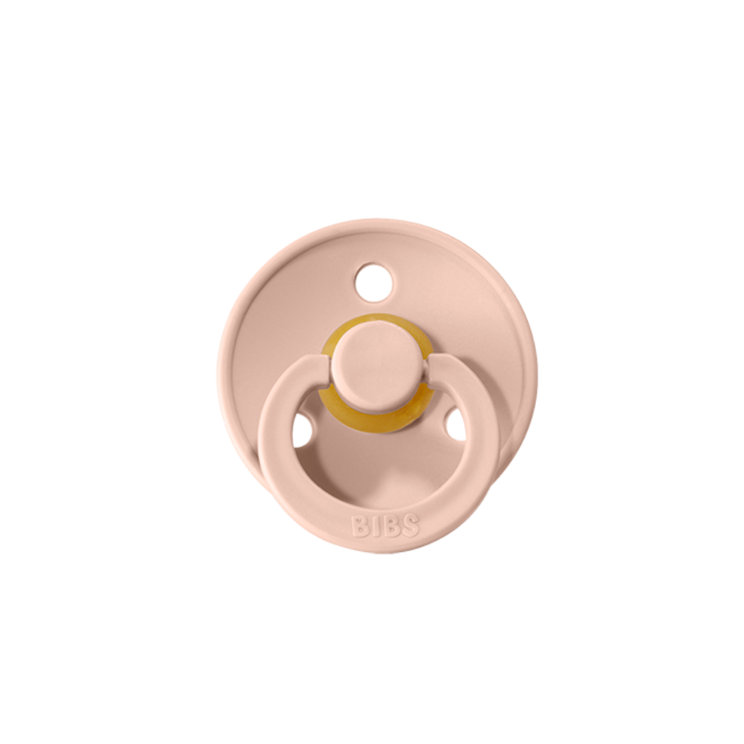 BIBS Colour Pacifier 2 Pack - Blush