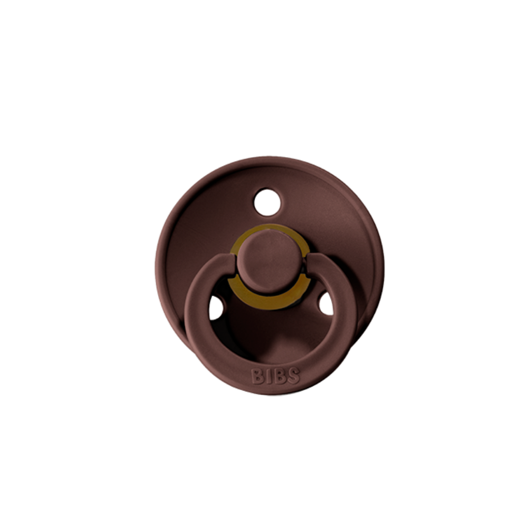 BIBS Colour Pacifier 2 Pack - Chestnut