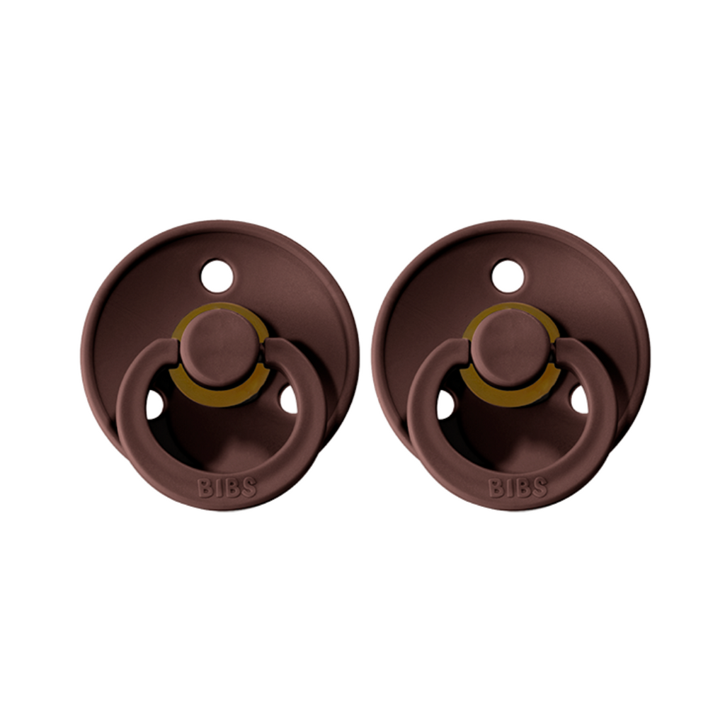 Colour Pacifier 2 Pack - Chestnut
