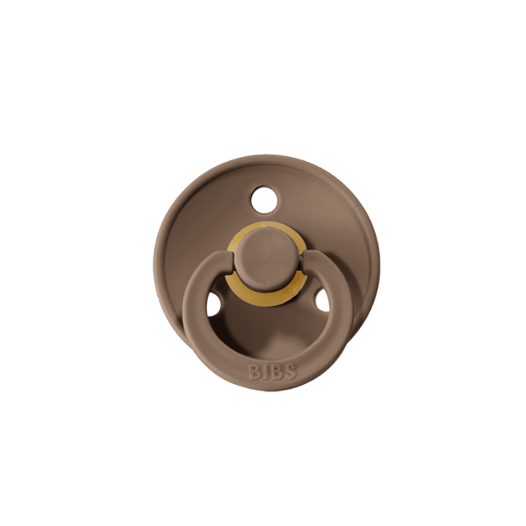 BIBS Colour Pacifier 2 Pack - Dark Oak