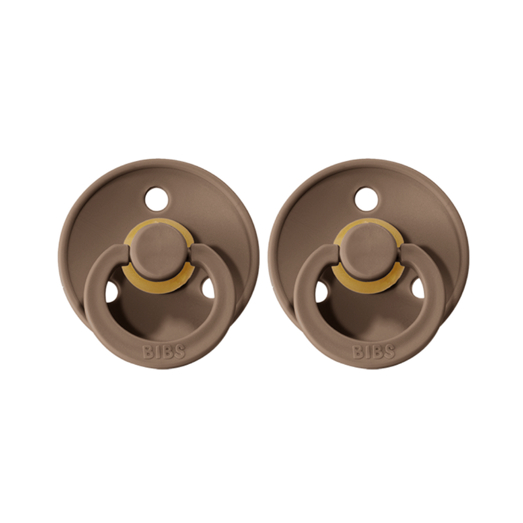 Colour Pacifier 2 Pack - Dark Oak