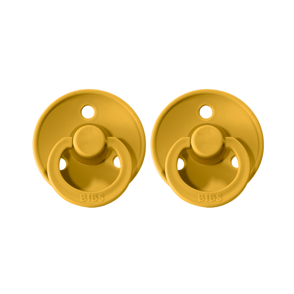 Colour Pacifier 2 Pack - Mustard