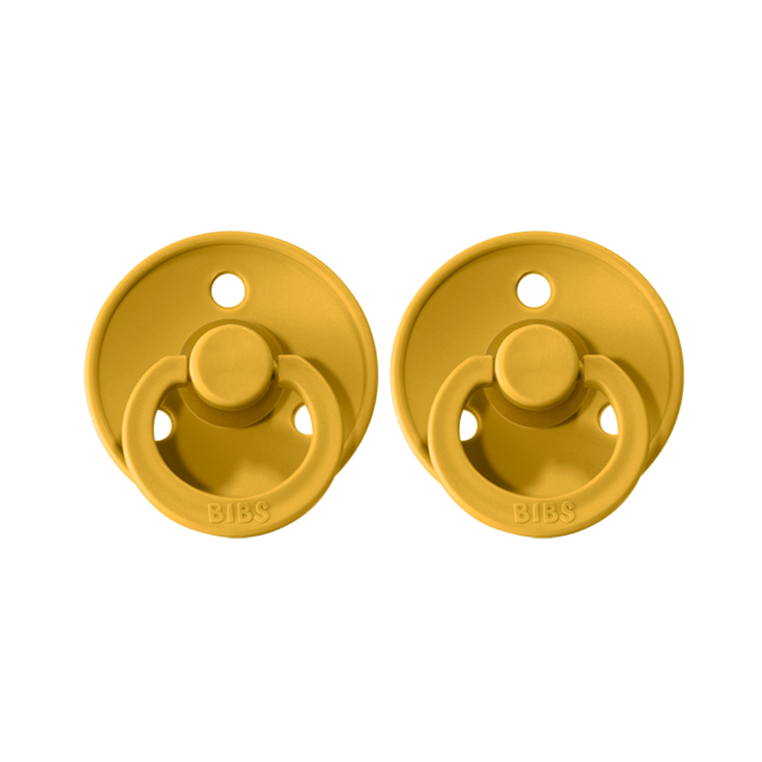 Colour Pacifier 2 Pack - Mustard