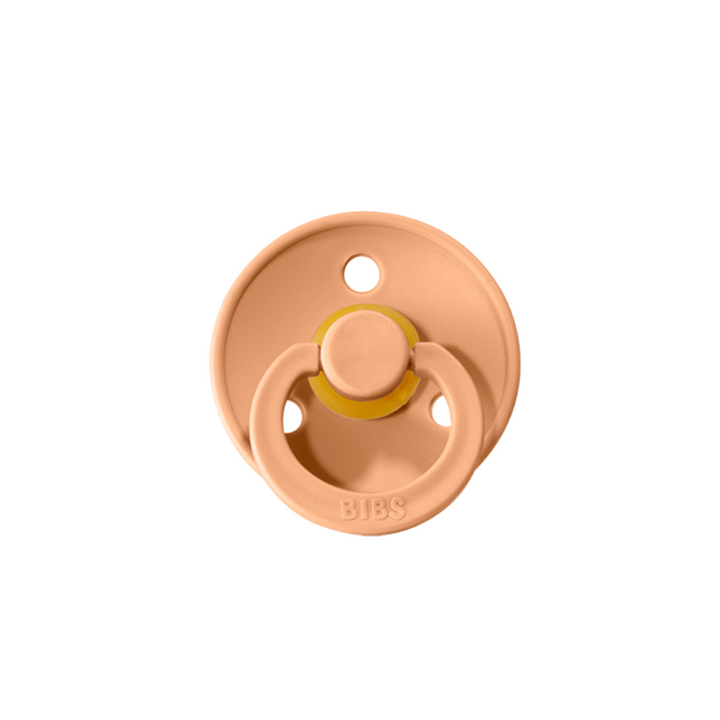 BIBS Colour Pacifier 2 Pack - Peach