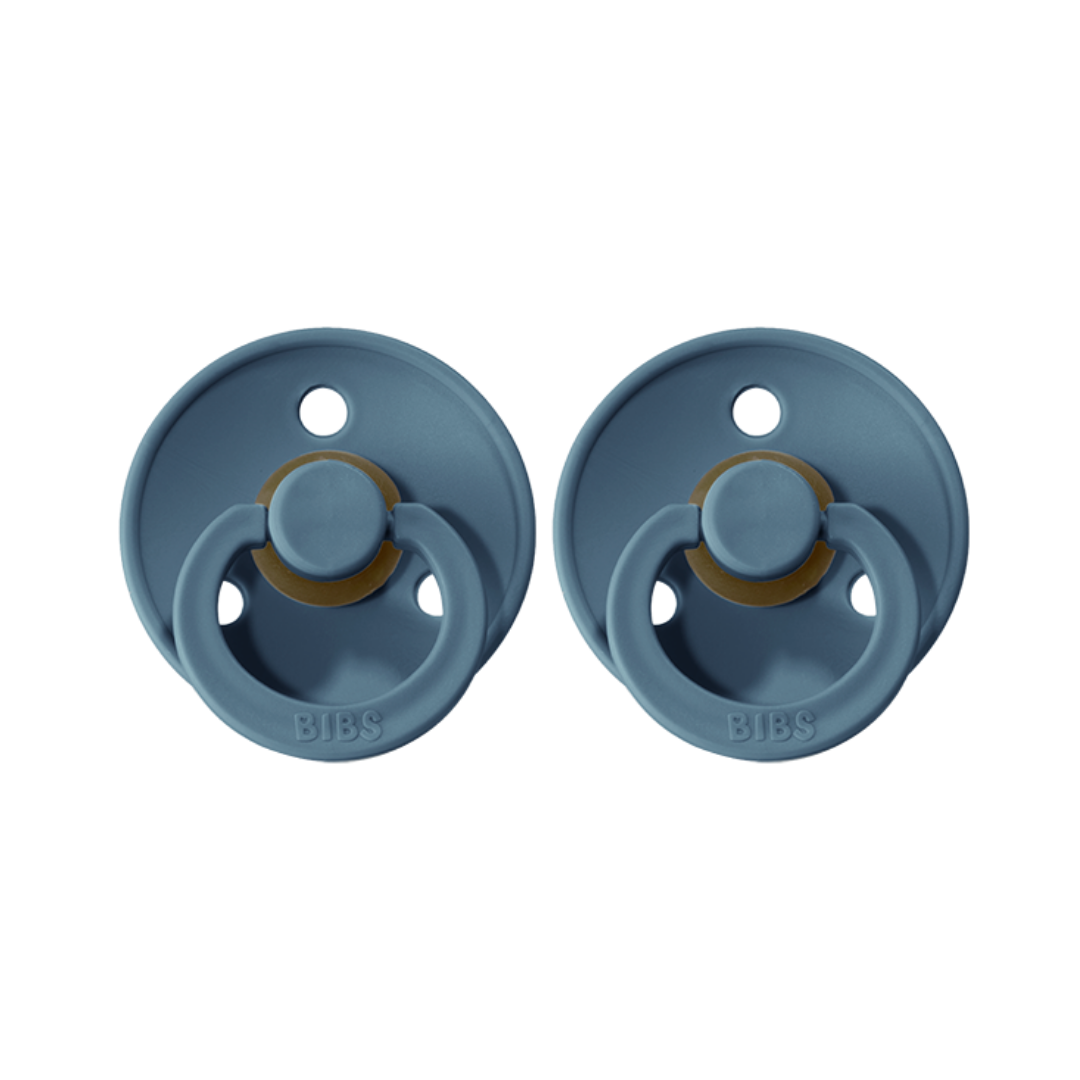 Colour Pacifier 2 Pack - Petrol Blue