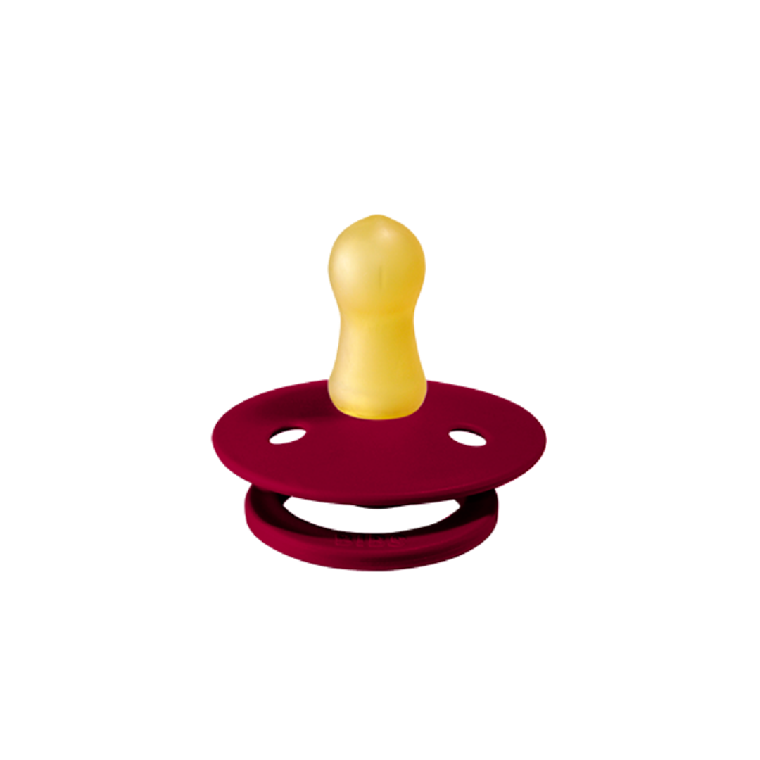 BIBS Colour Pacifier 2 Pack - Ruby