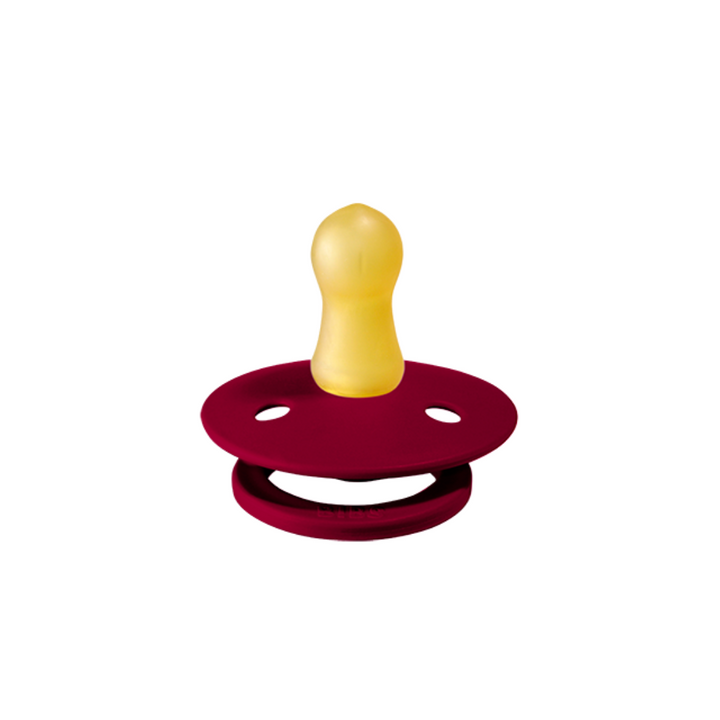 Bibs Pacifier 2 Pack - Ruby