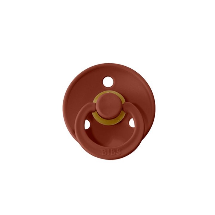 BIBS Colour Pacifier 2 Pack - Rust