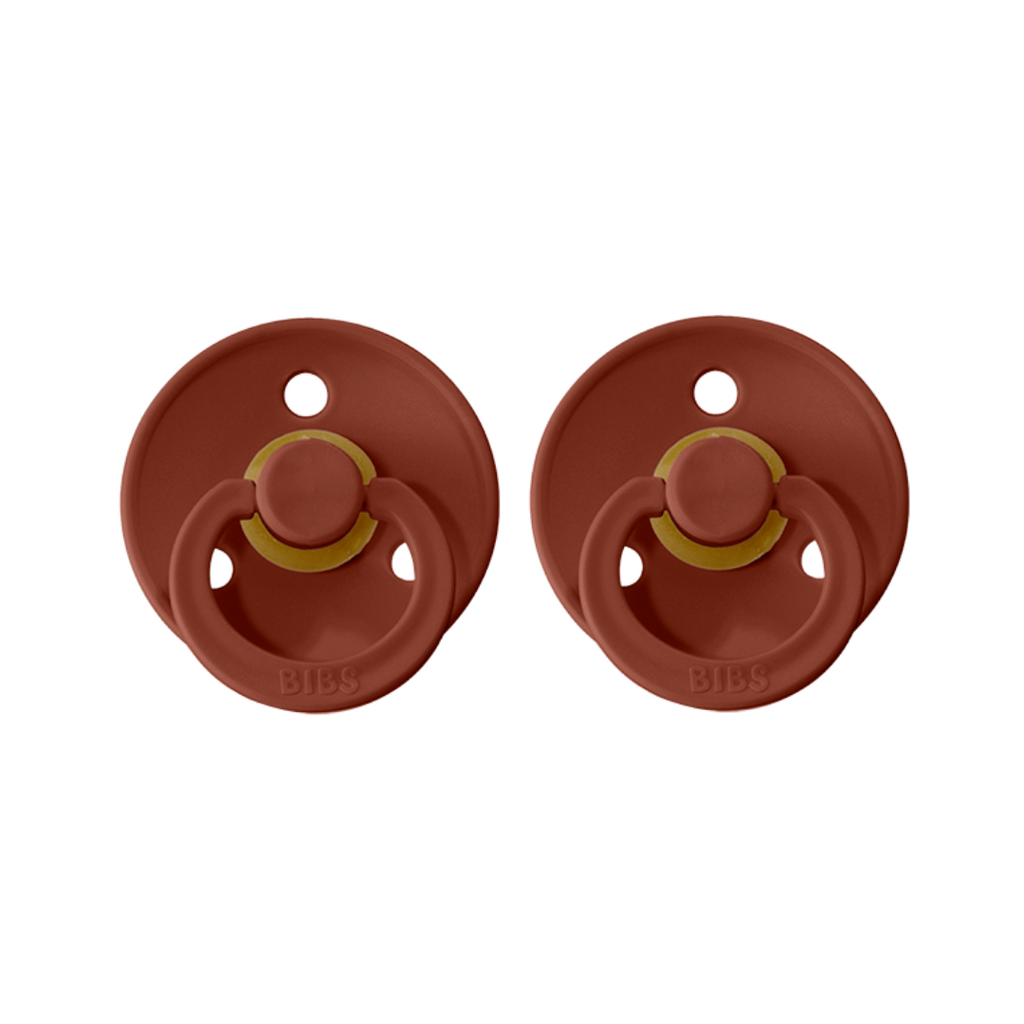 Colour Pacifier 2 Pack - Rust
