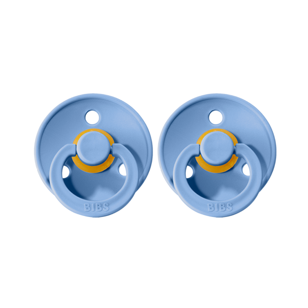 Colour Pacifier 2 Pack - Sky Blue