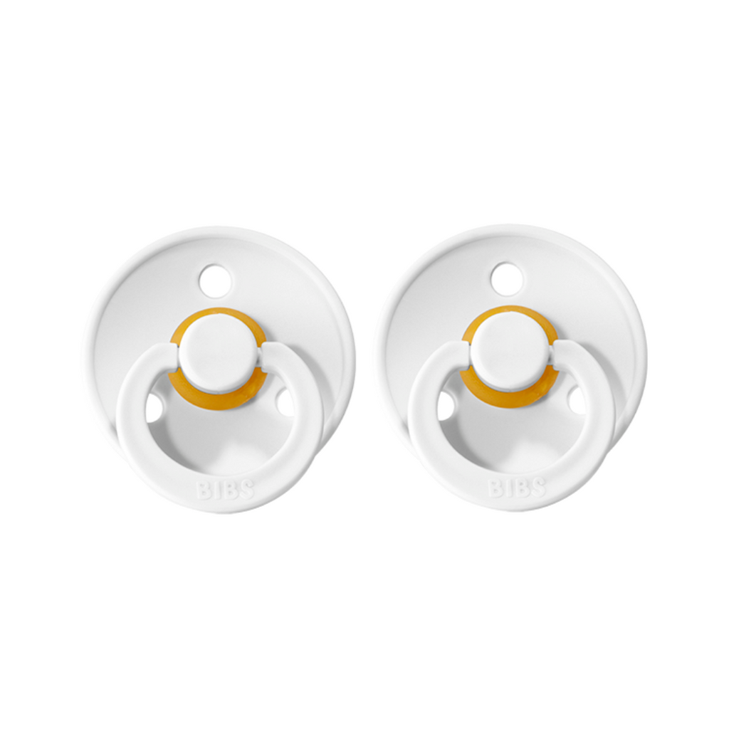 Colour Pacifier 2 Pack - White