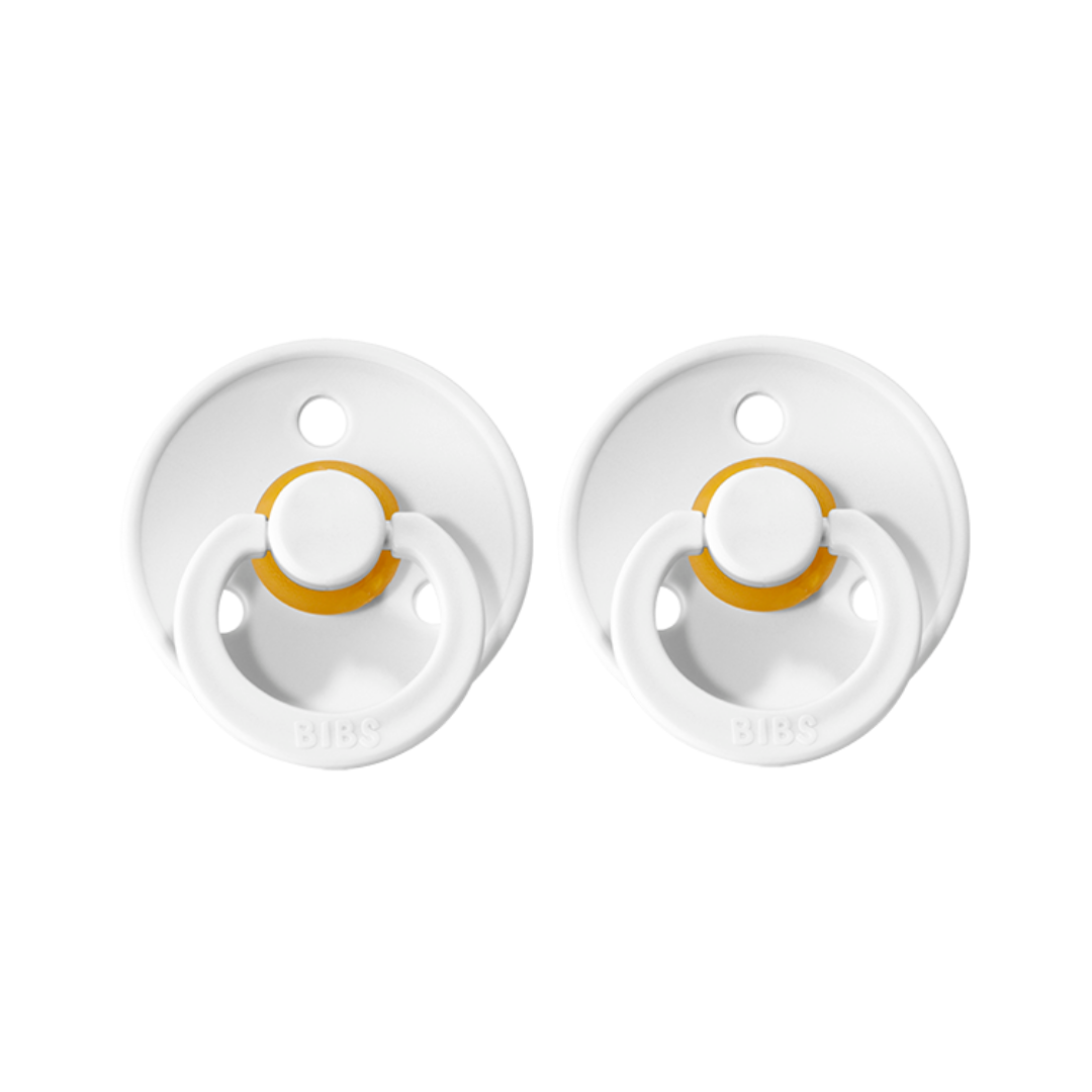 Colour Pacifier 2 Pack - White