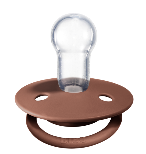 De Lux Silicone Pacifier 2 Pack - Woodchuck/Blush