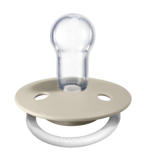 De Lux GLOW Silicone Pacifier 2 Pack - Blush Vanilla