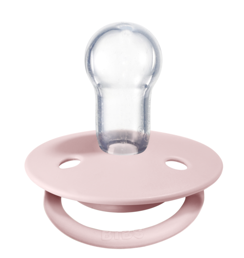 Bibs Pacifier 2 Pack De Lux - Silicone - Haze/Blossom