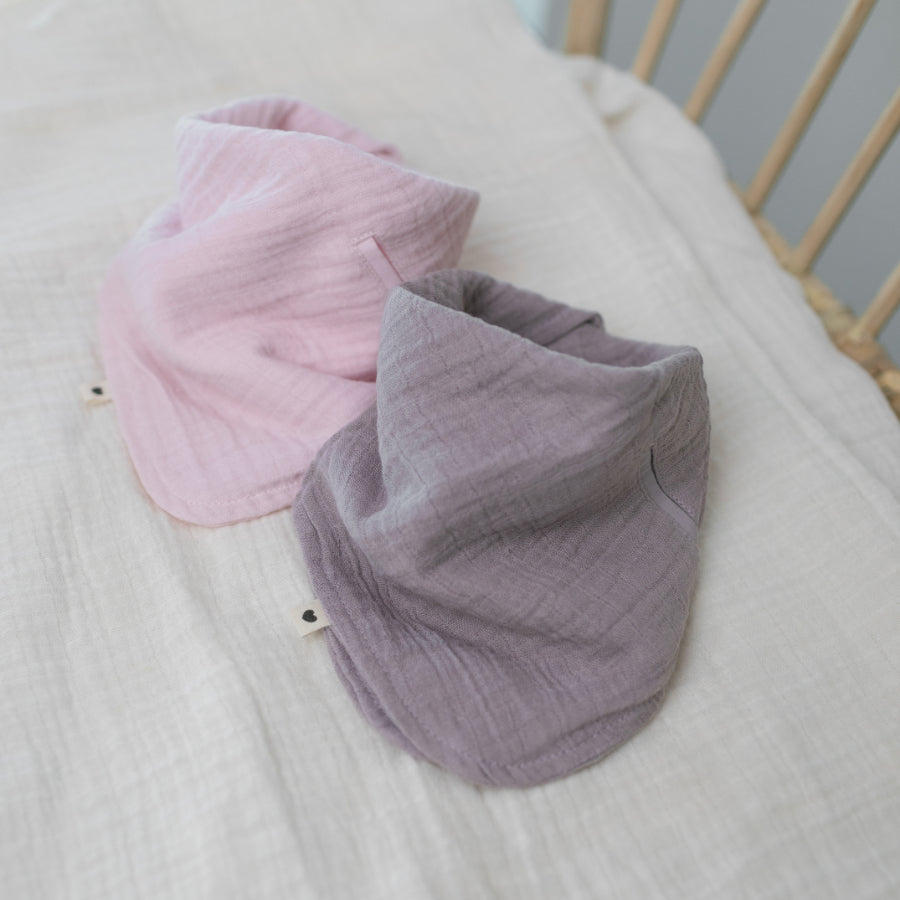 Bandana Bib - Dusky Lilac