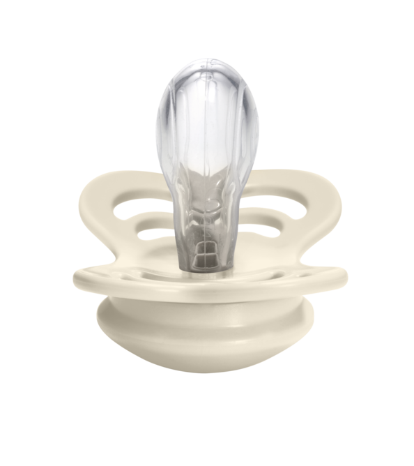 Supreme Silicone Pacifier 2 Pack - Ivory/Sage