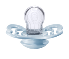 Supreme Silicone Pacifier 2 Pack - Iron/Baby Blue