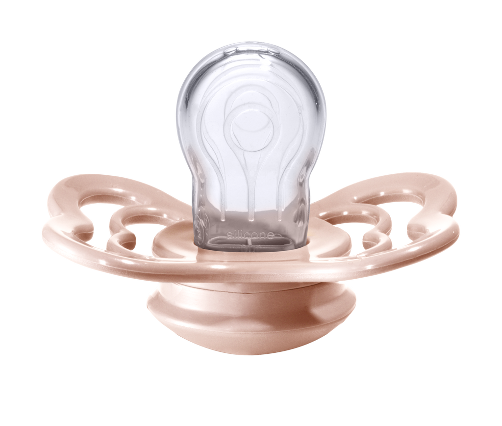 Supreme Silicone Pacifier 2 Pack - Woodchuck/Blush