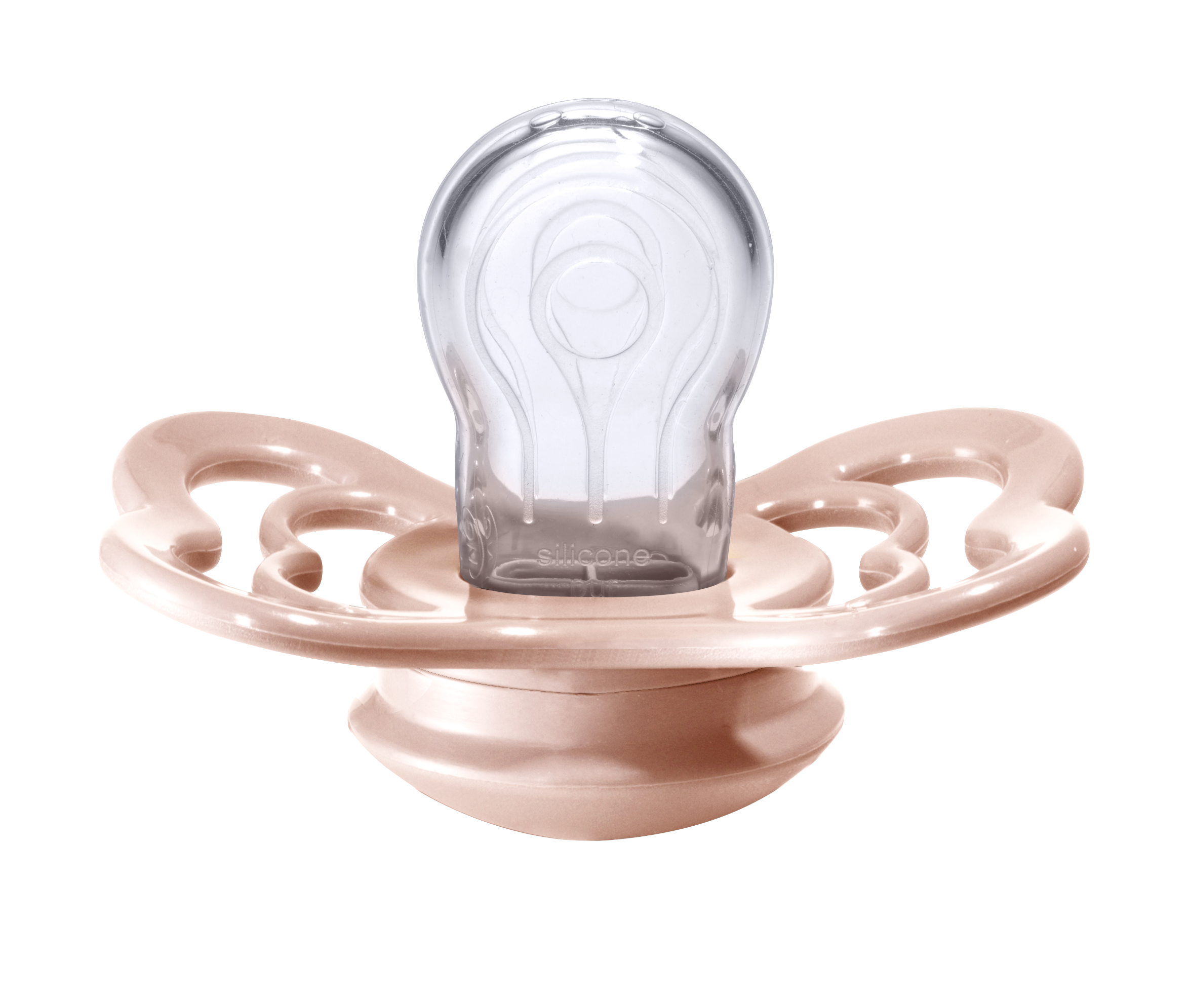 Supreme Silicone Pacifier 2 Pack - Woodchuck/Blush