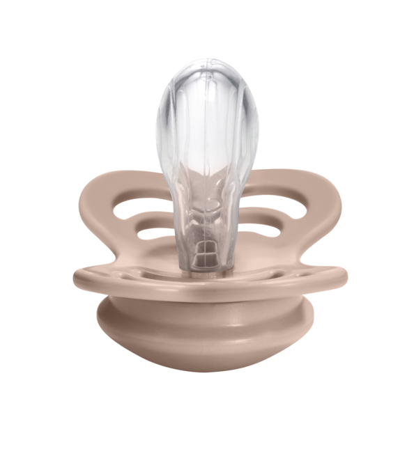 Supreme Silicone Pacifier 2 Pack - Woodchuck/Blush