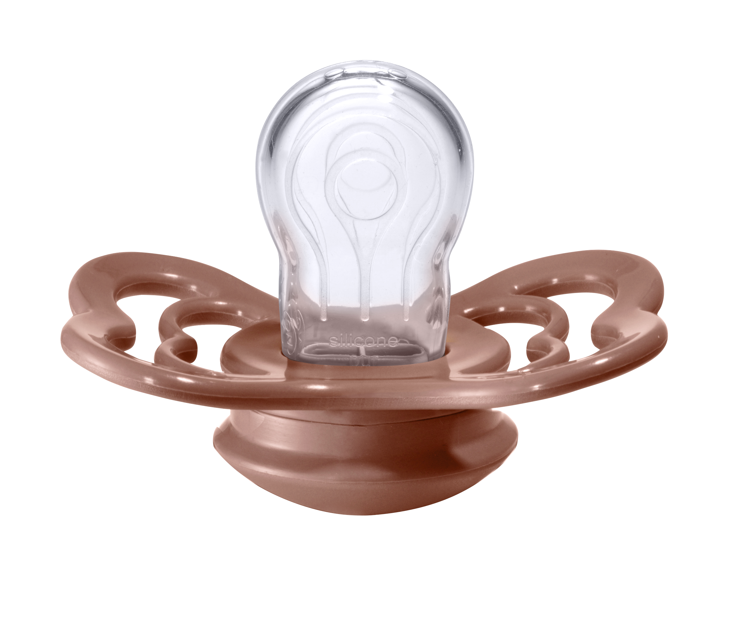 Supreme Silicone Pacifier 2 Pack - Woodchuck/Blush