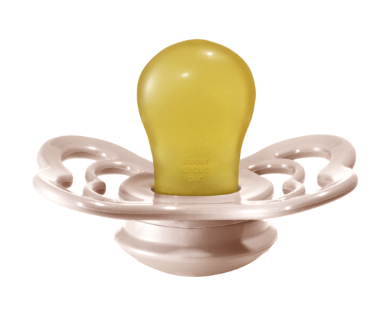 Supreme Latex Pacifier 2 Pack - Woodchuck/Blush