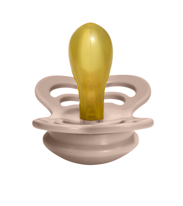 Supreme Latex Pacifier 2 Pack - Woodchuck/Blush