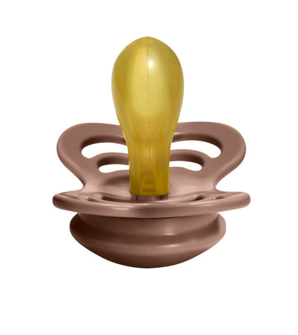 Supreme Latex Pacifier 2 Pack - Woodchuck/Blush