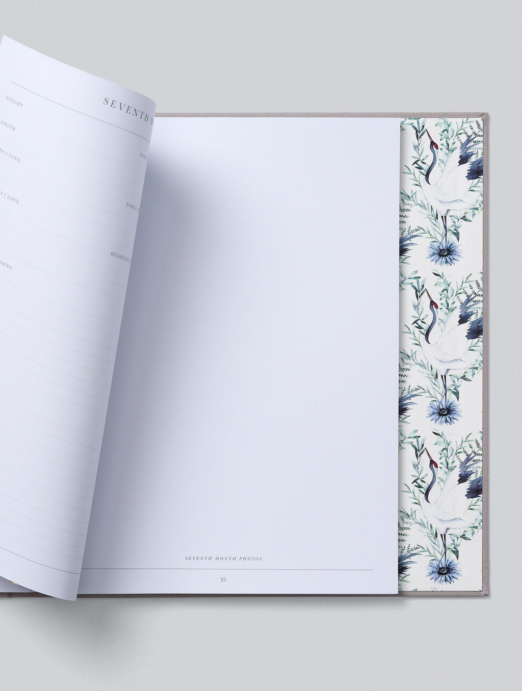 Write To Me - Baby Journal First Five Years - Light Grey (Boxed)