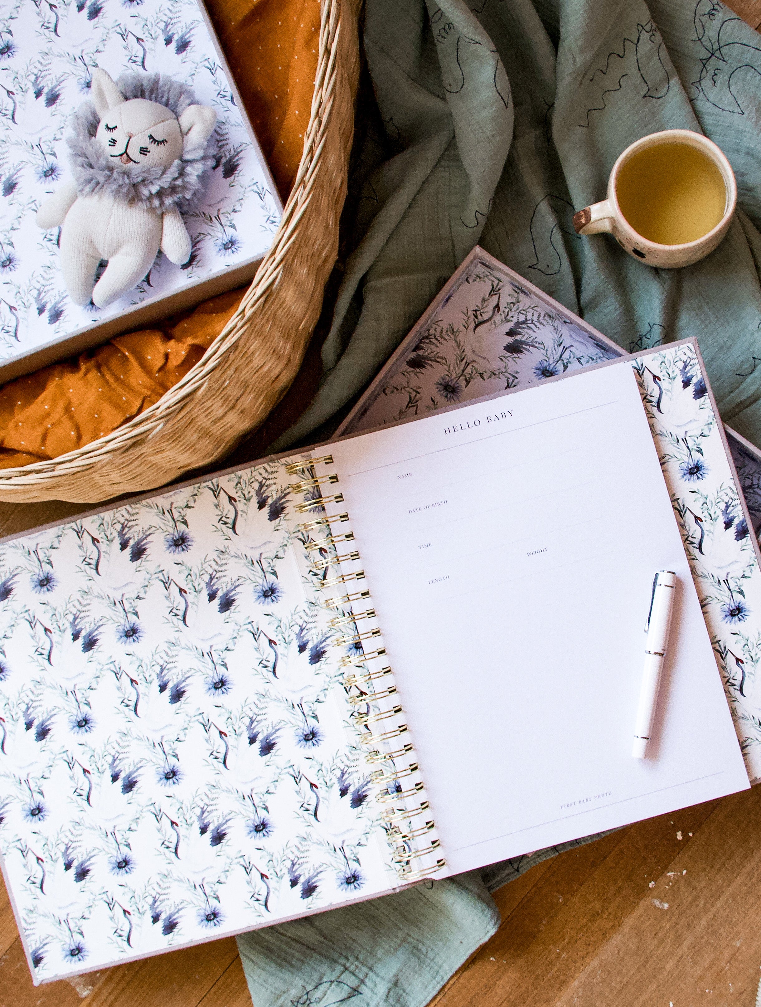 Write To Me - Baby Journal First Five Years - Light Grey (Boxed)