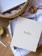Write To Me - Baby Journal First Five Years - Oatmeal (Boxed)