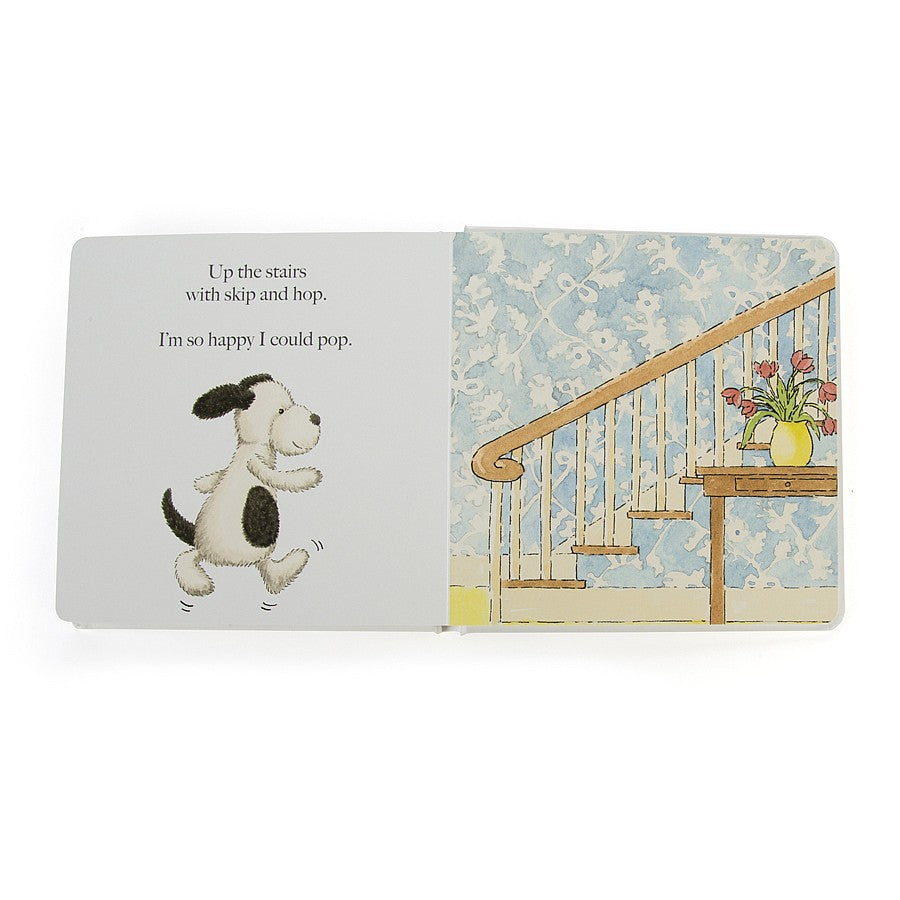 Jellycat - Hardcover Puppy Makes Mischief Board Book