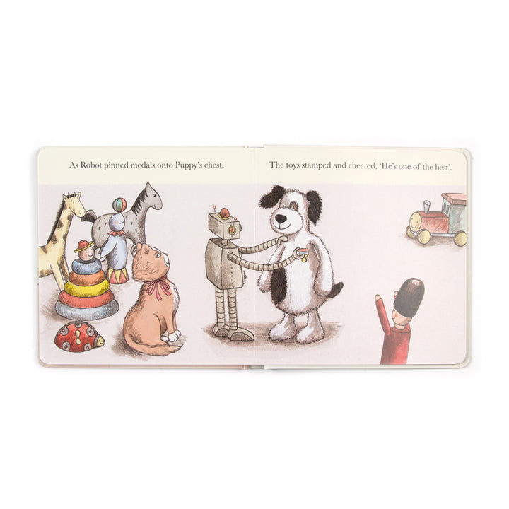 Jellycat - Hardcover Scruffy Puppy Board Book
