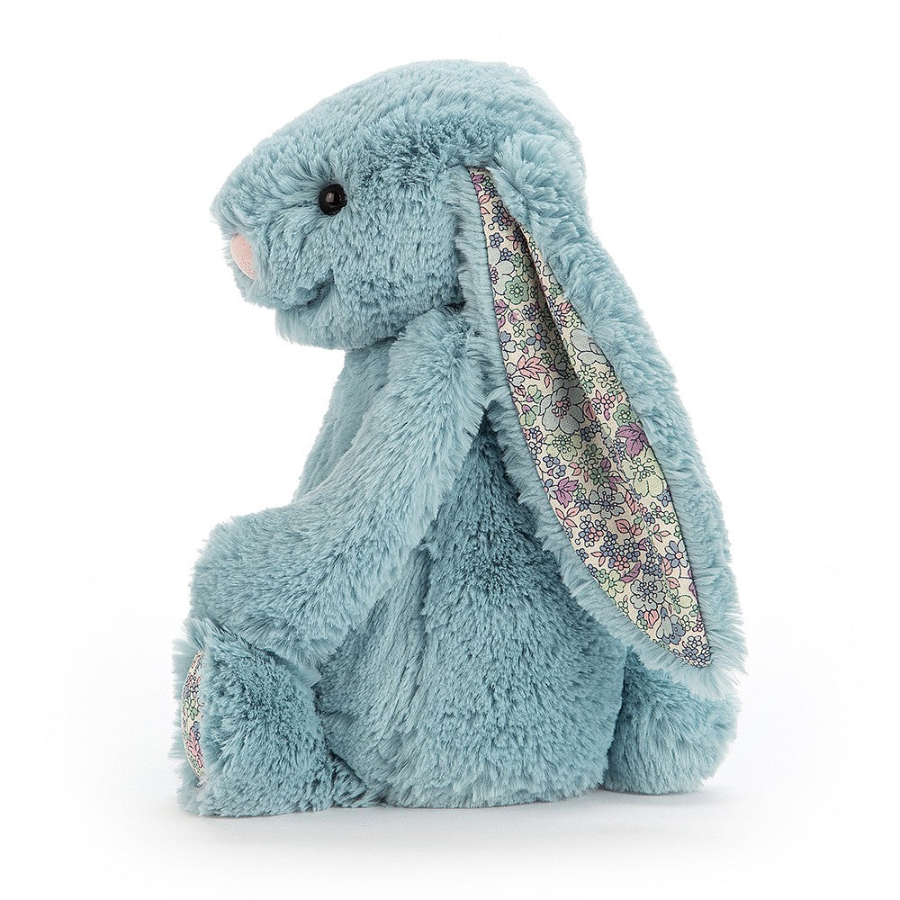 Jellycat Bashful Blossom Bunny Medium - Aqua