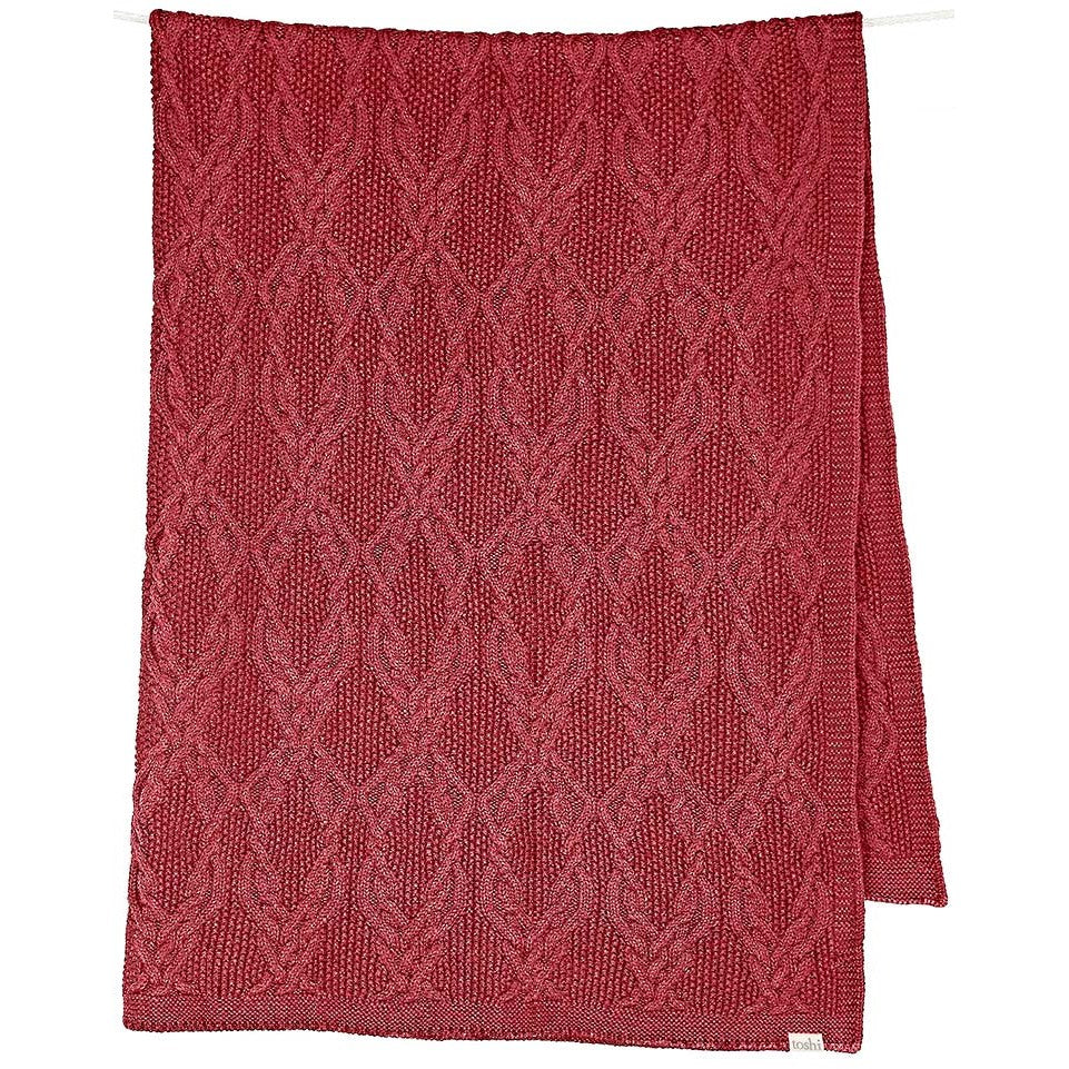 Toshi Organic Blanket - Bowie / Rosewood