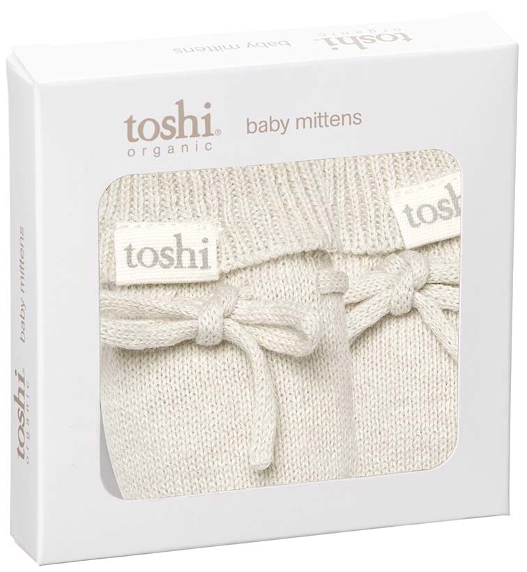 Toshi Organic Mittens - Marley / Cream