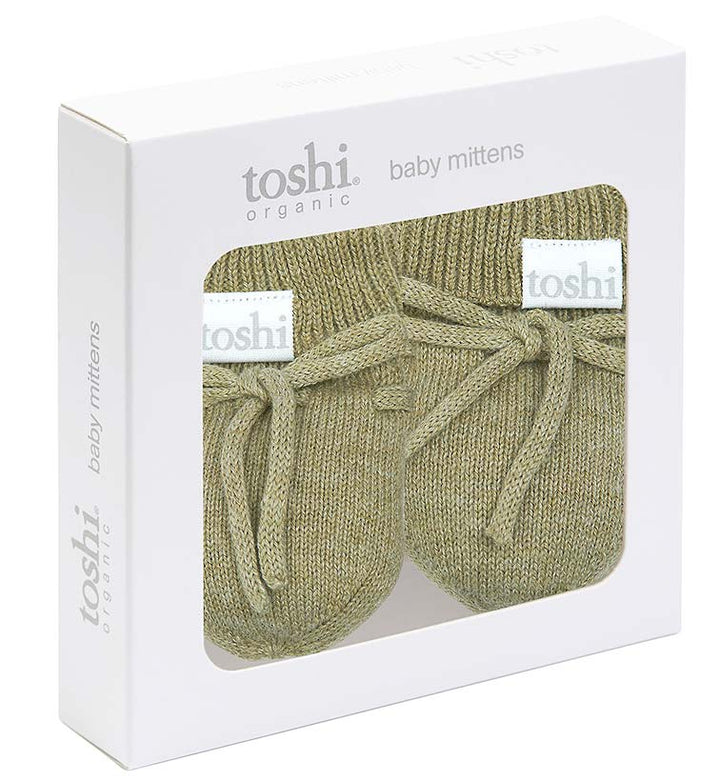 Toshi Organic Mittens - Marley / Olive